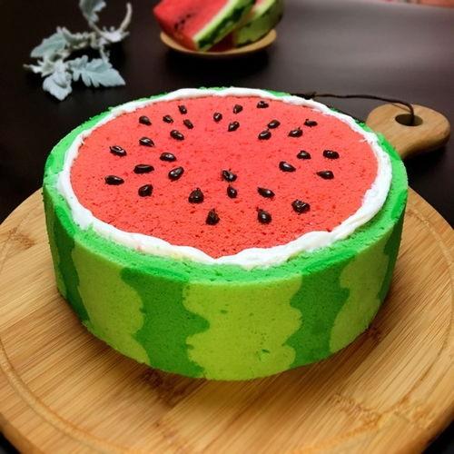 带你吃瓜蛋糕图片大全,视觉与味蕾的双重盛宴